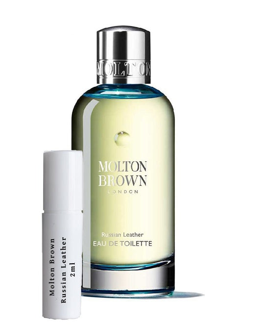 Muestras de cuero ruso Molton Brown de 2 ml