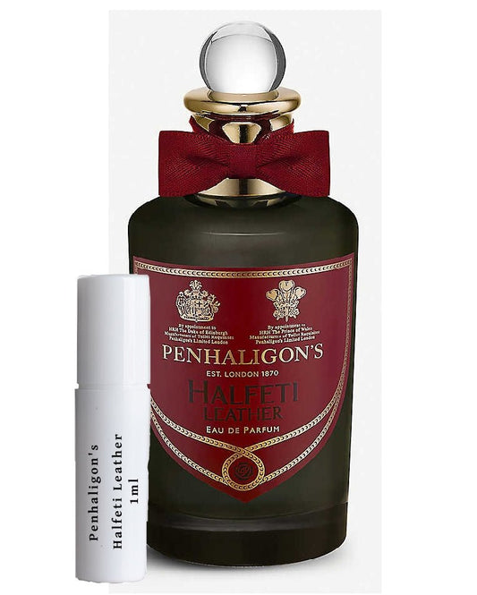 Vial de muestra de cuero Halfeti de Penhaligon de 1 ml
