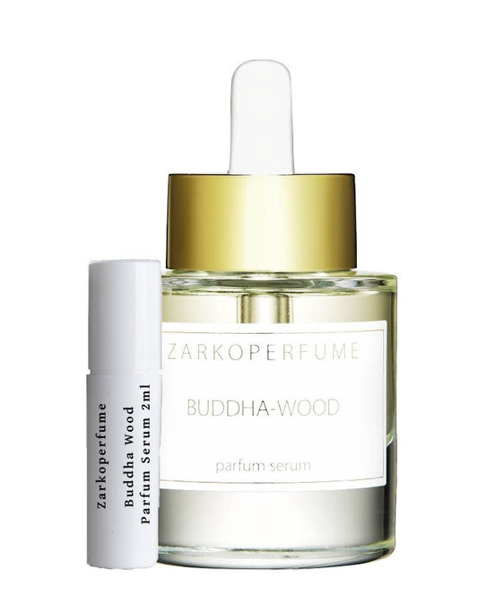 Muestras de suero perfumado Buddha Wood de Zarkoperfume (2 ml)