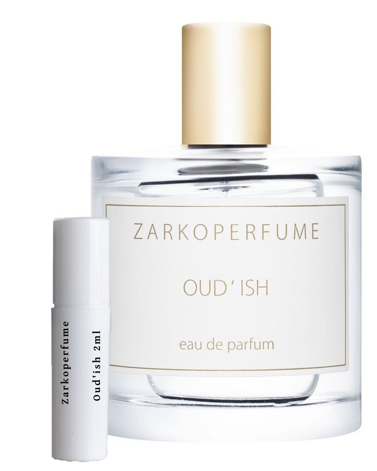 Frasco de muestra de perfume Zarko Oud'ish de 2 ml