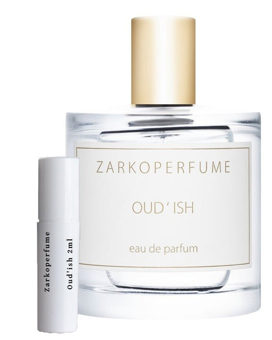Frasco de muestra de perfume Zarko Oud'ish de 2 ml